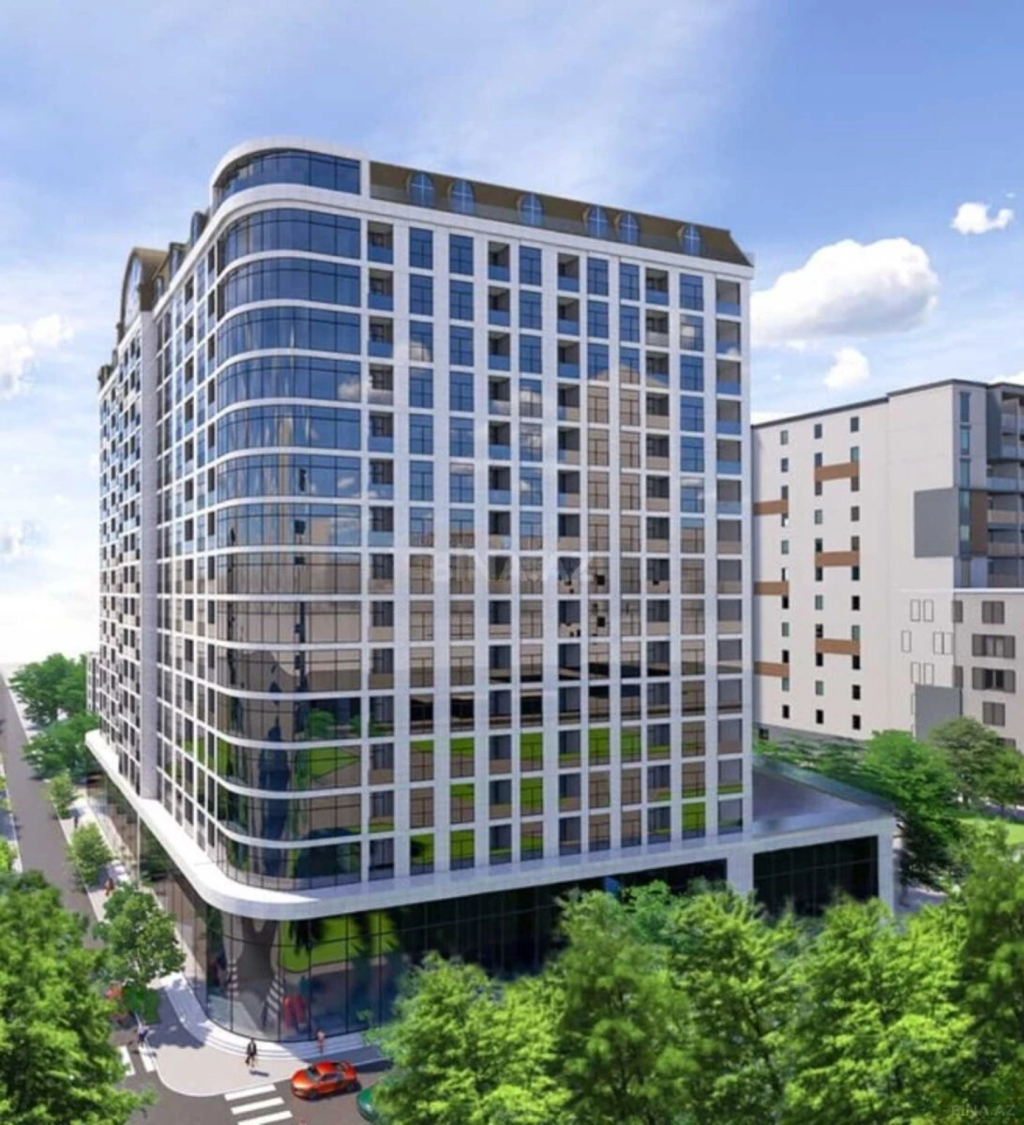 Satılır 2 otaqlı mənzil 95.5 m²