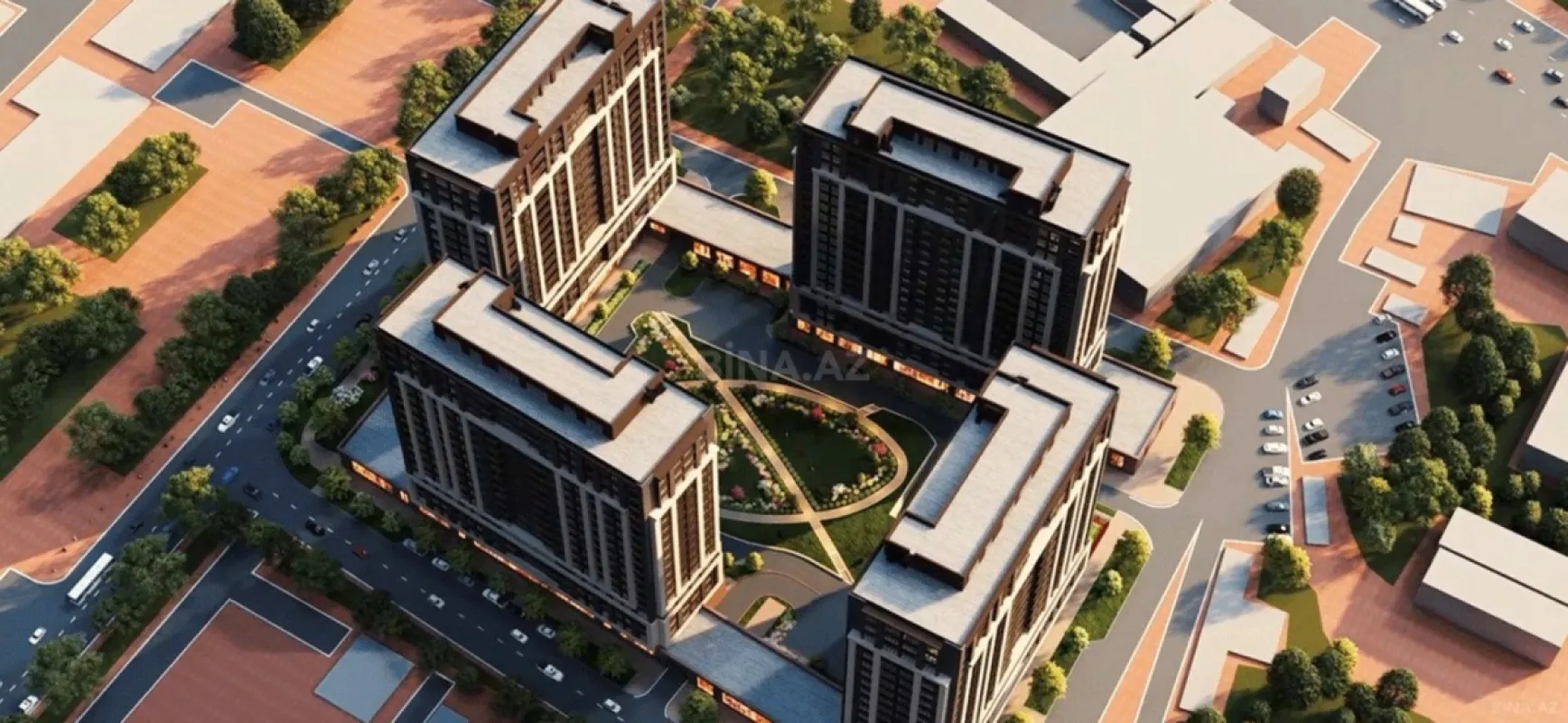 Satılır 2 otaqlı mənzil 76 m²