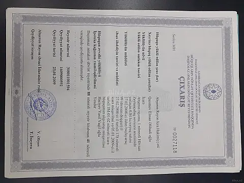 Satılır torpaq sahəsi 4 m²