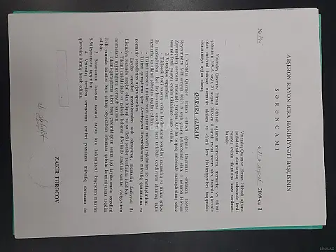 Satılır torpaq sahəsi 4 m²