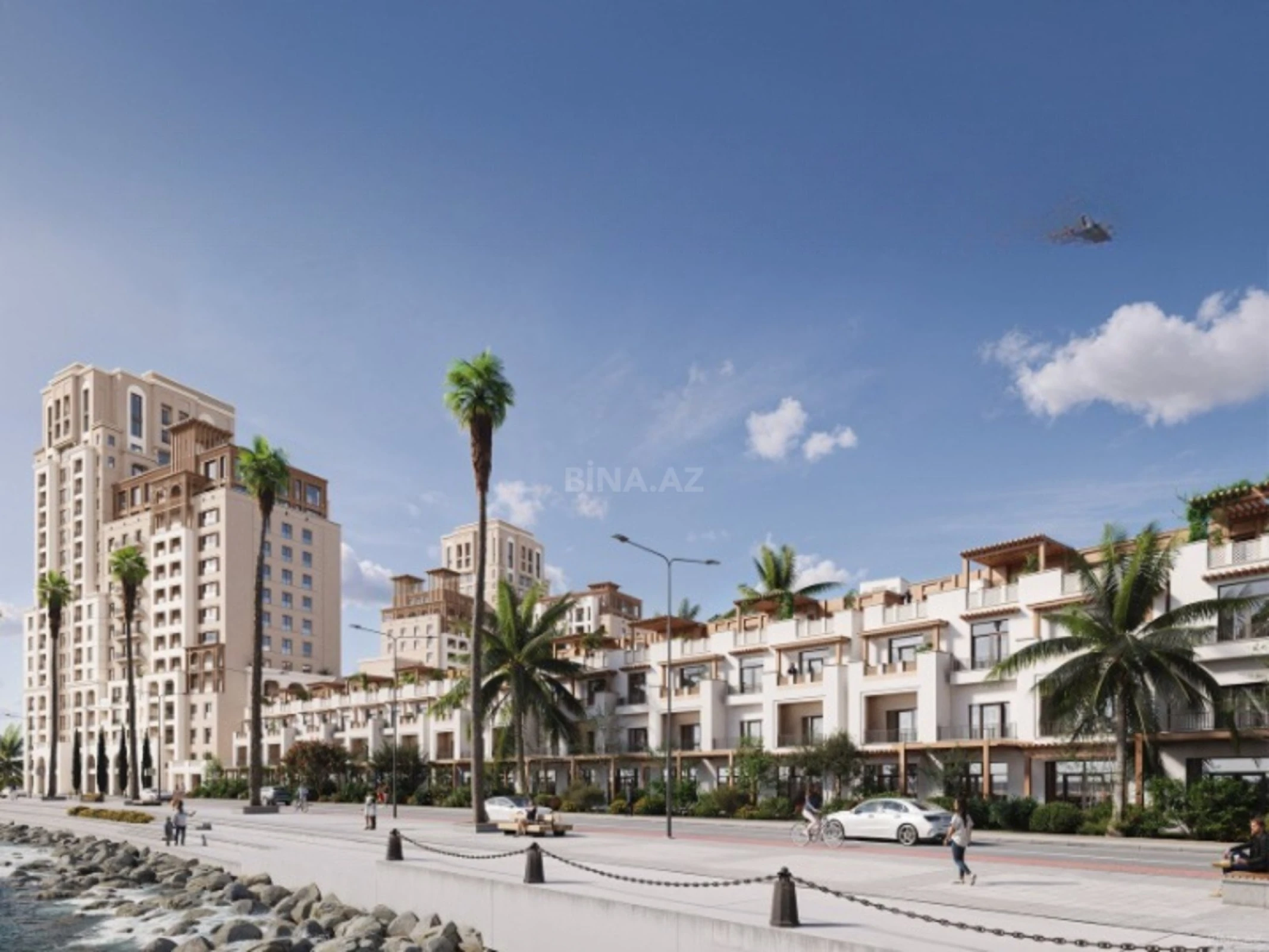 Satılır 1 otaqlı mənzil 48.9 m²