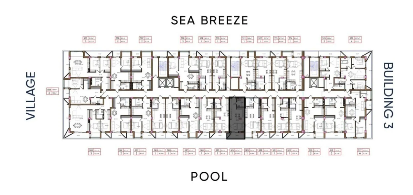 Satılır 1 otaqlı mənzil 54.6 m²