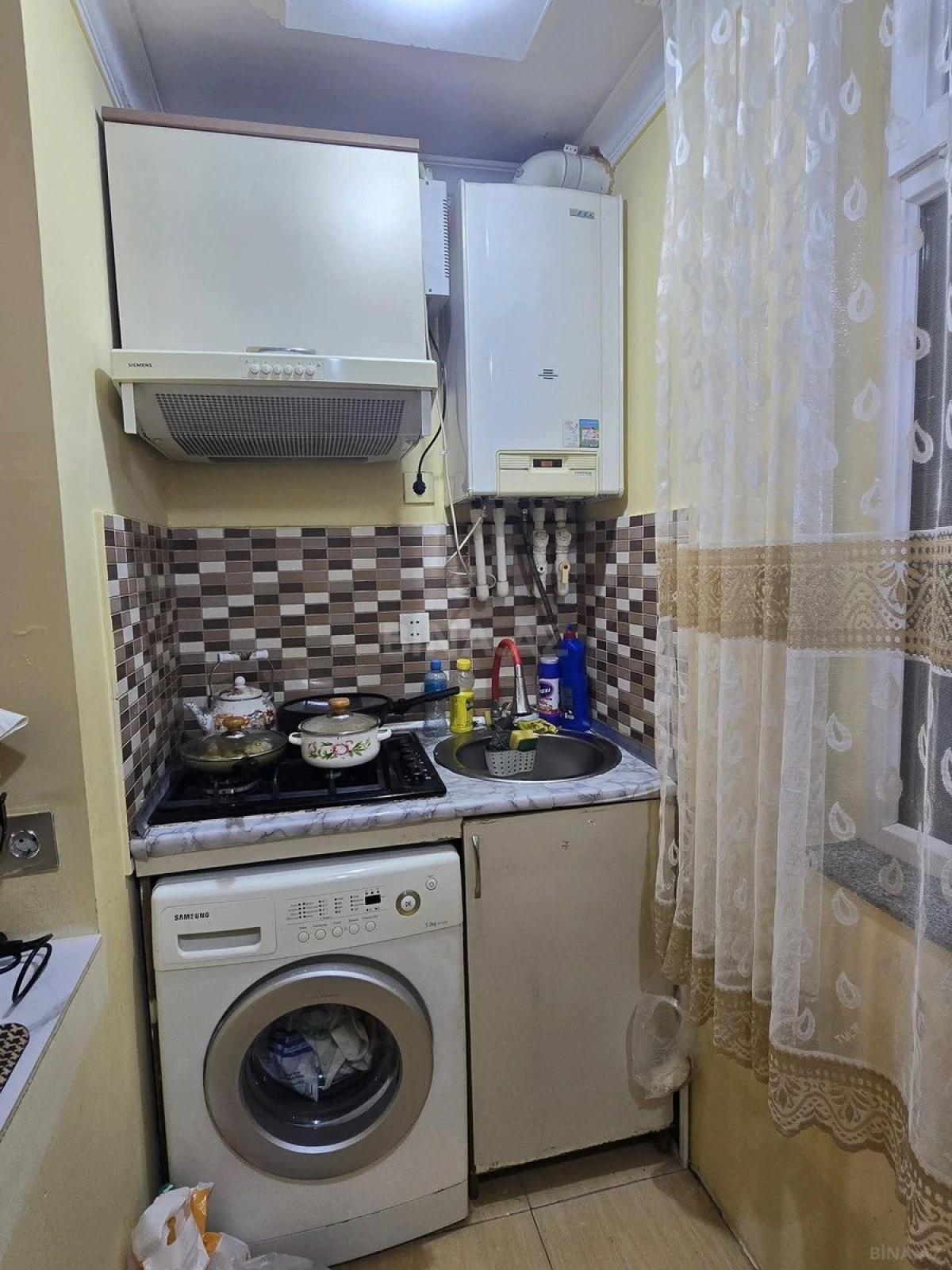 Satılır 1 otaqlı mənzil 35 m²