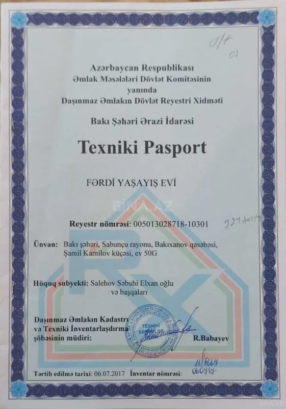 Satılır 7 otaqlı həyət evi 143 m²