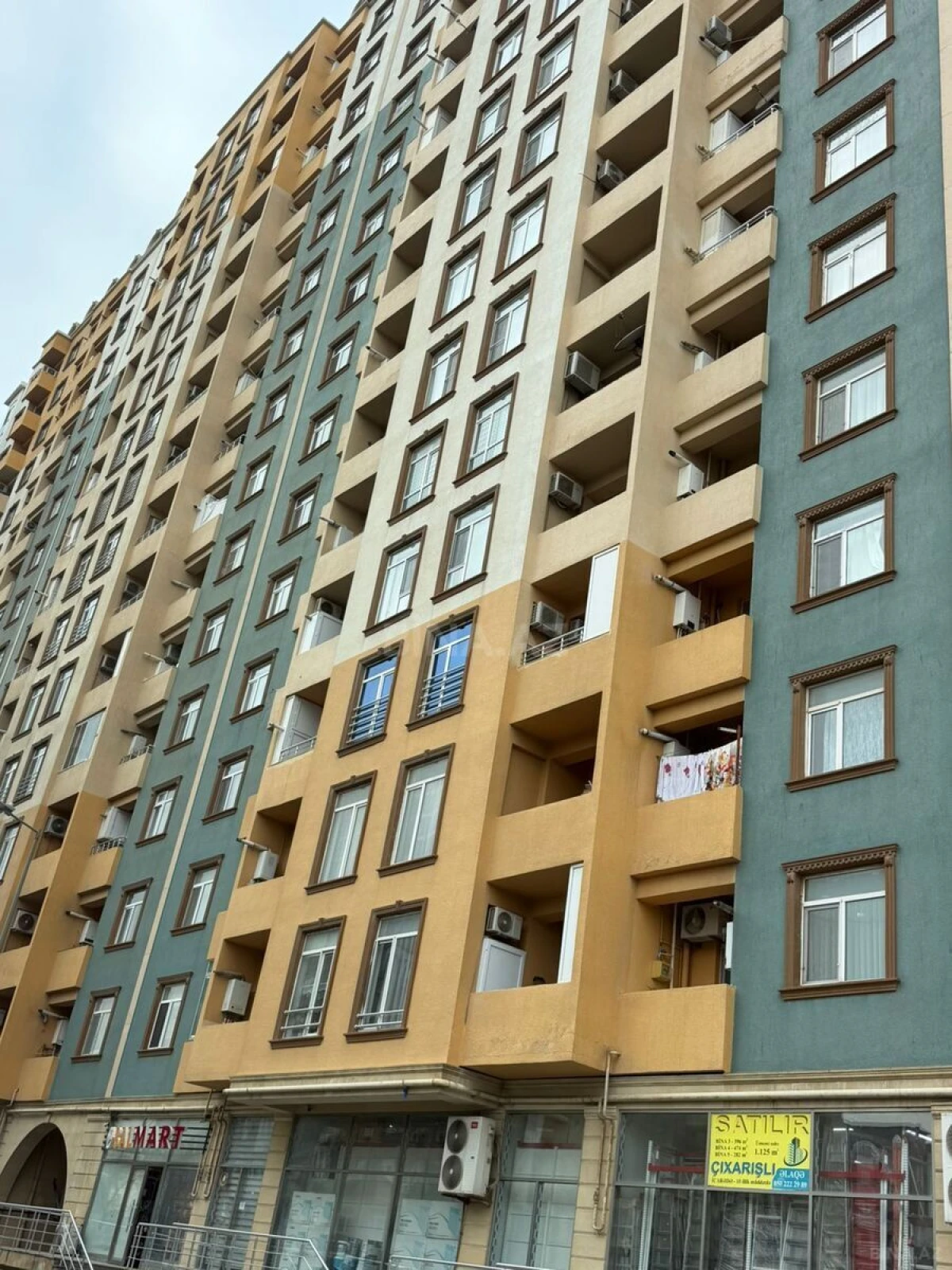 Satılır 2 otaqlı mənzil 55 m²