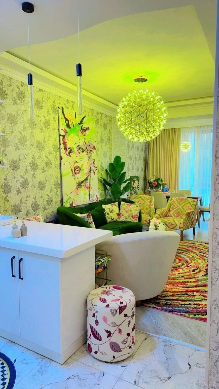 Satılır 2 otaqlı mənzil 58 m²