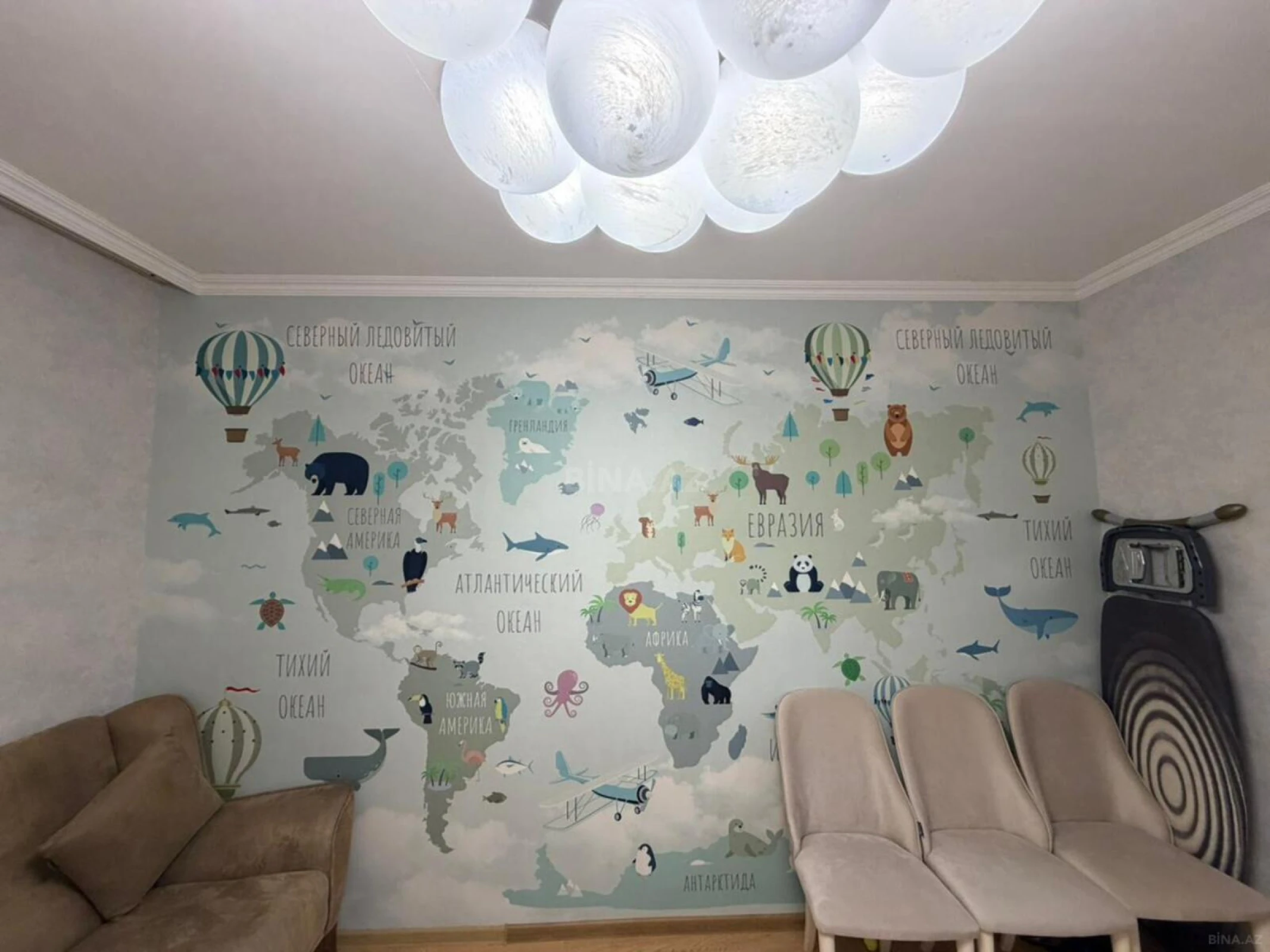 Kirayə verilir 3 otaqlı mənzil 80 m²