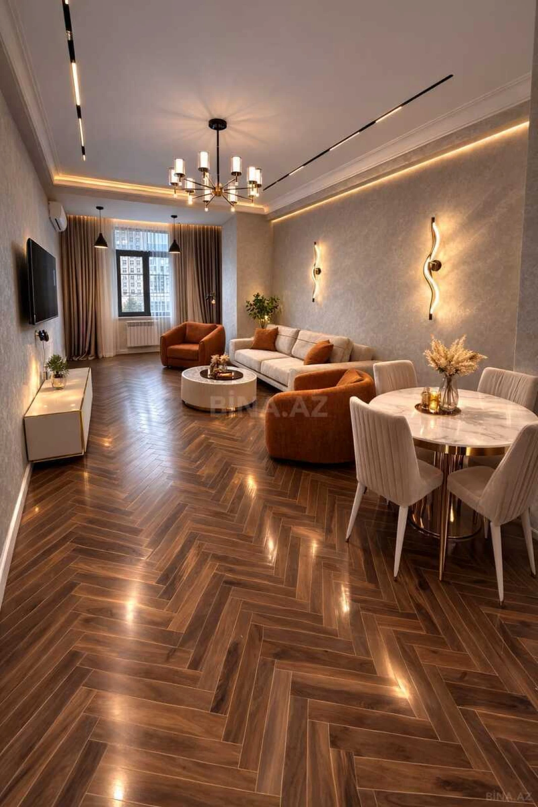 Kirayə verilir 2 otaqlı mənzil 80 m²