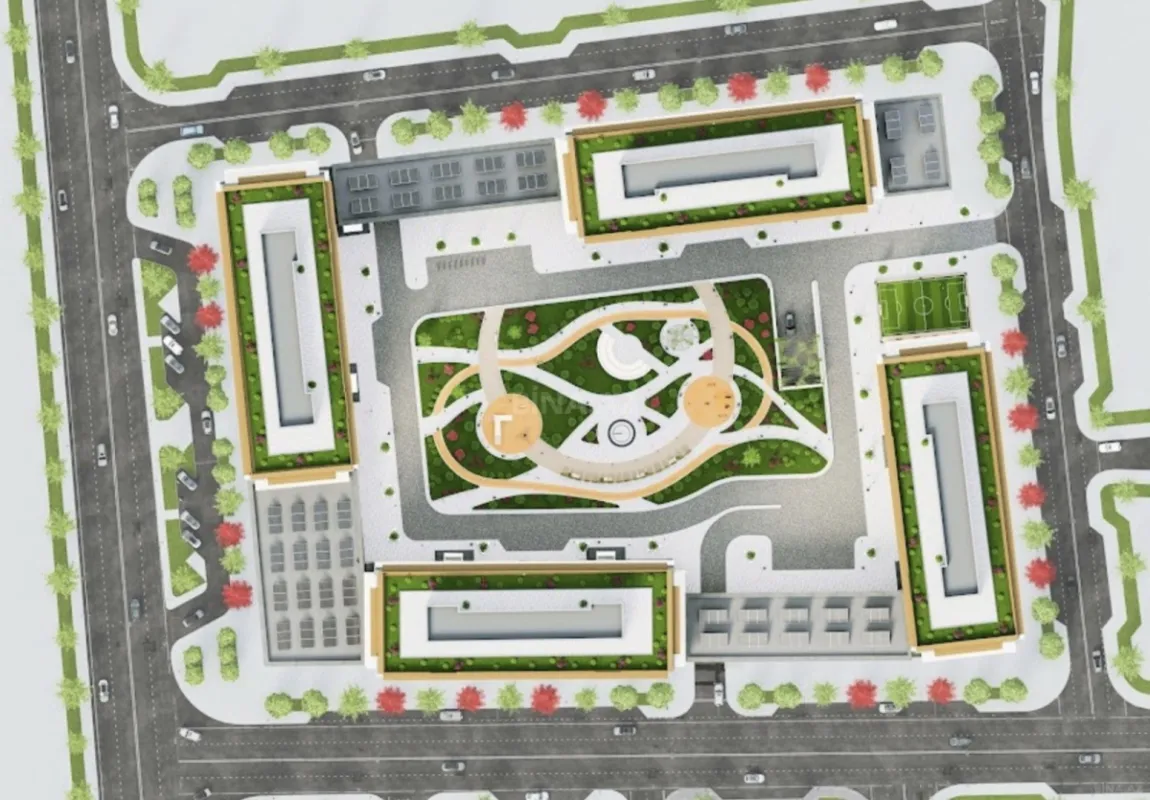 Satılır 3 otaqlı mənzil 126.2 m²