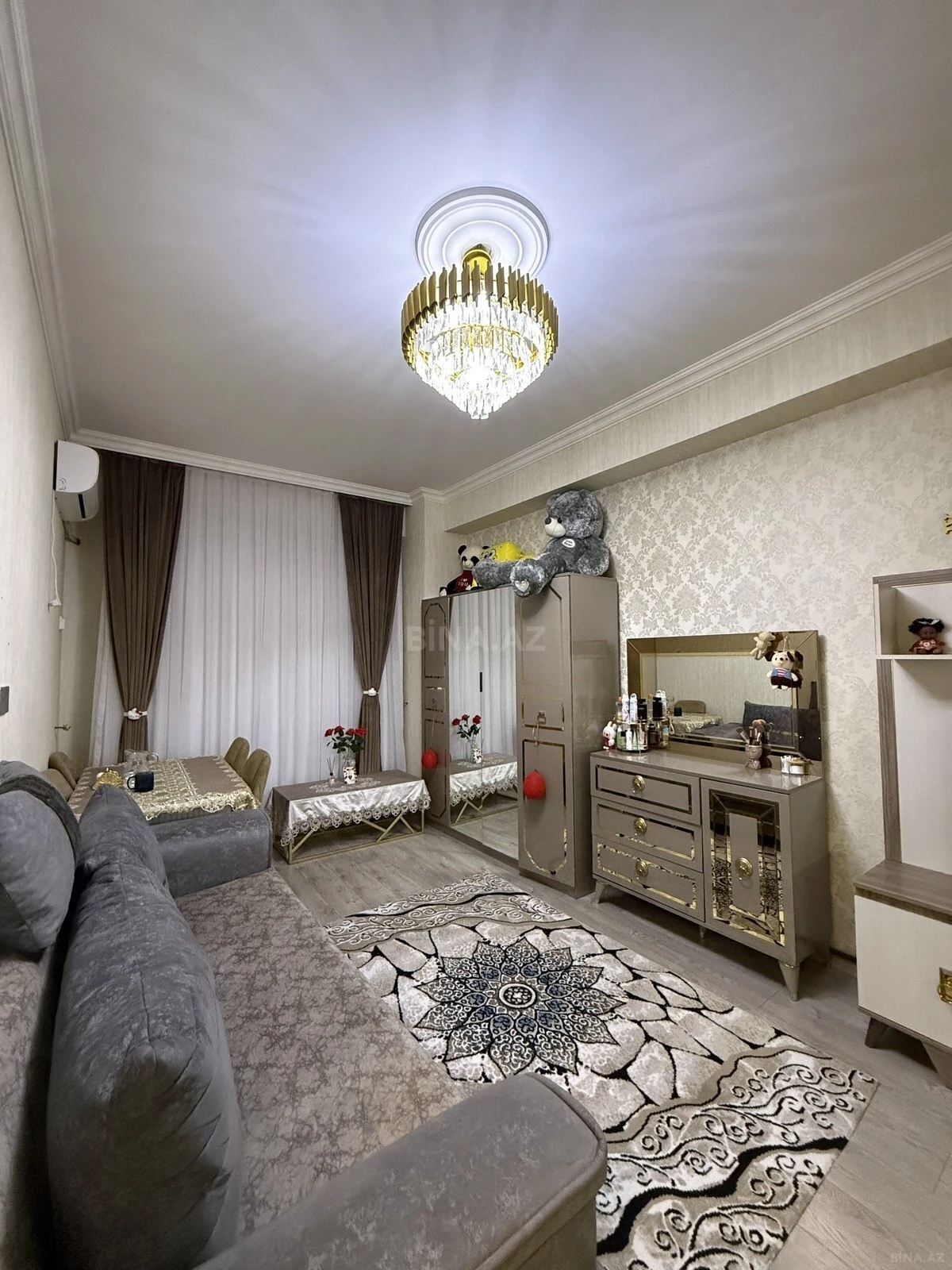 Satılır 2 otaqlı mənzil 43 m²