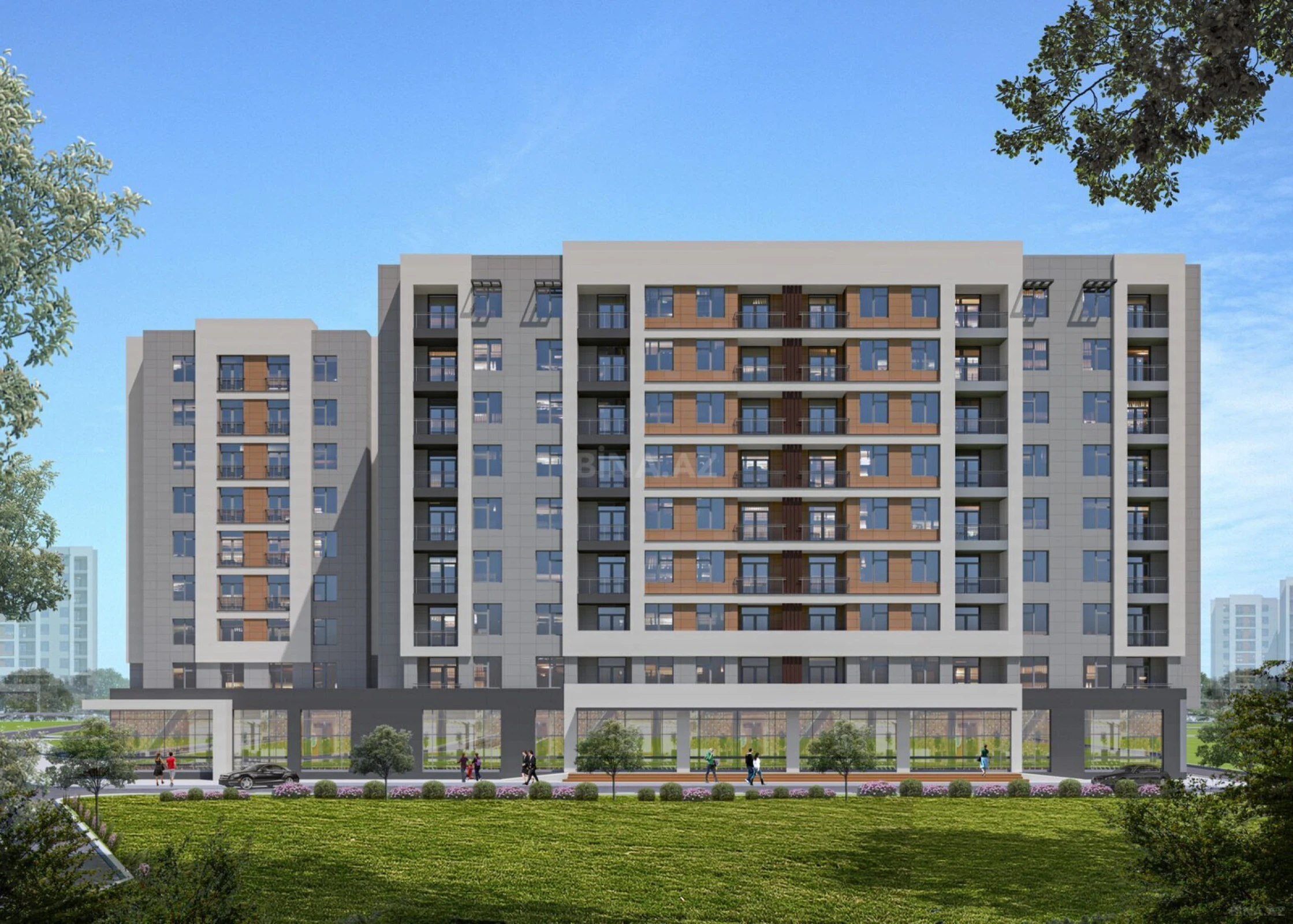 Satılır 2 otaqlı mənzil 85.7 m²