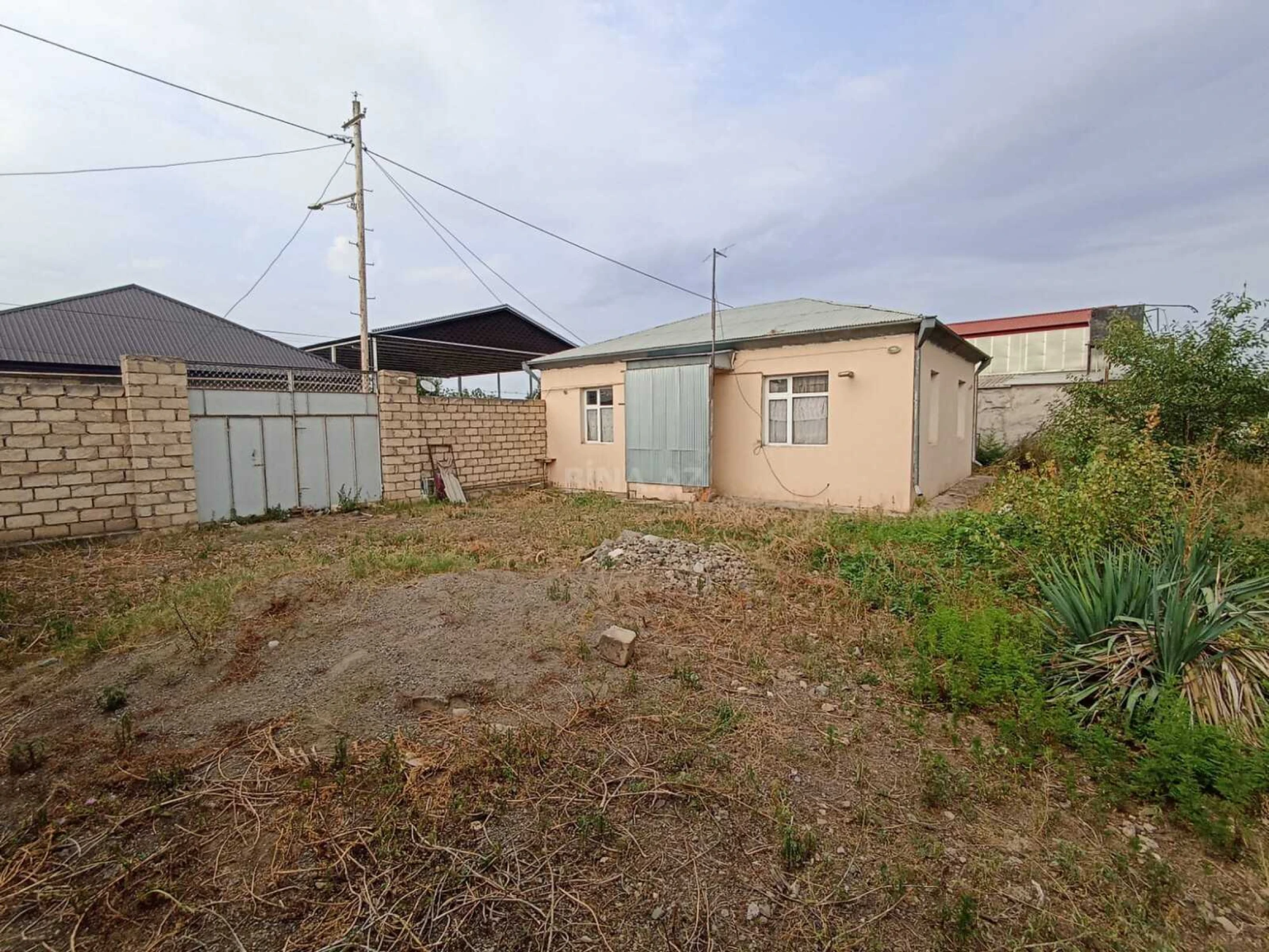 Satılır 1 otaqlı həyət evi 60 m²