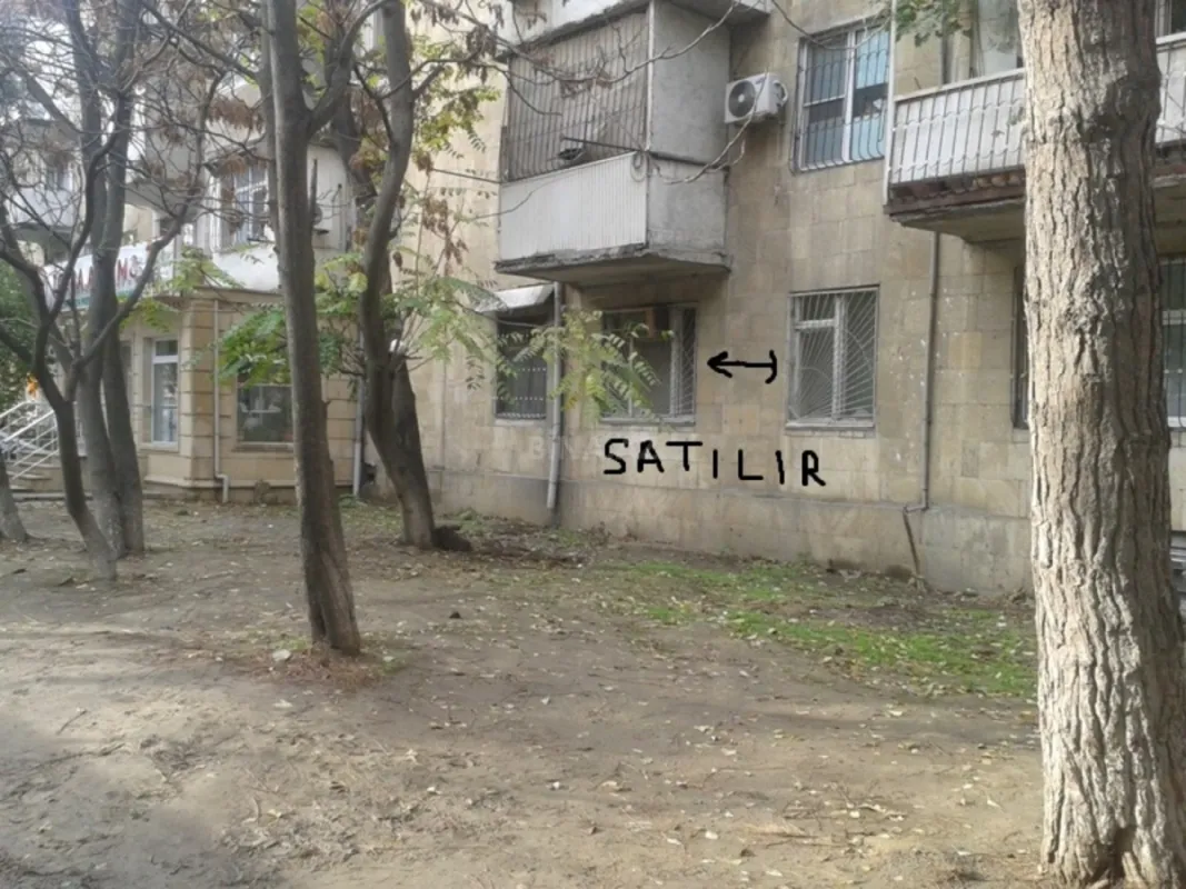 Satılır 1 otaqlı mənzil 35 m²