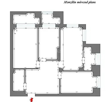 Satılır 3 otaqlı mənzil 110 m²