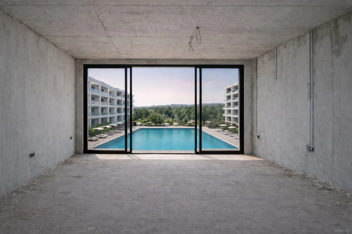 Satılır 1 otaqlı mənzil 44.8 m²