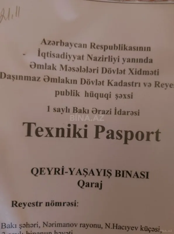 Satılır qaraj 38.7 m²