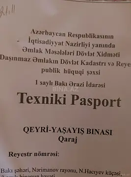 Satılır qaraj 38.7 m²