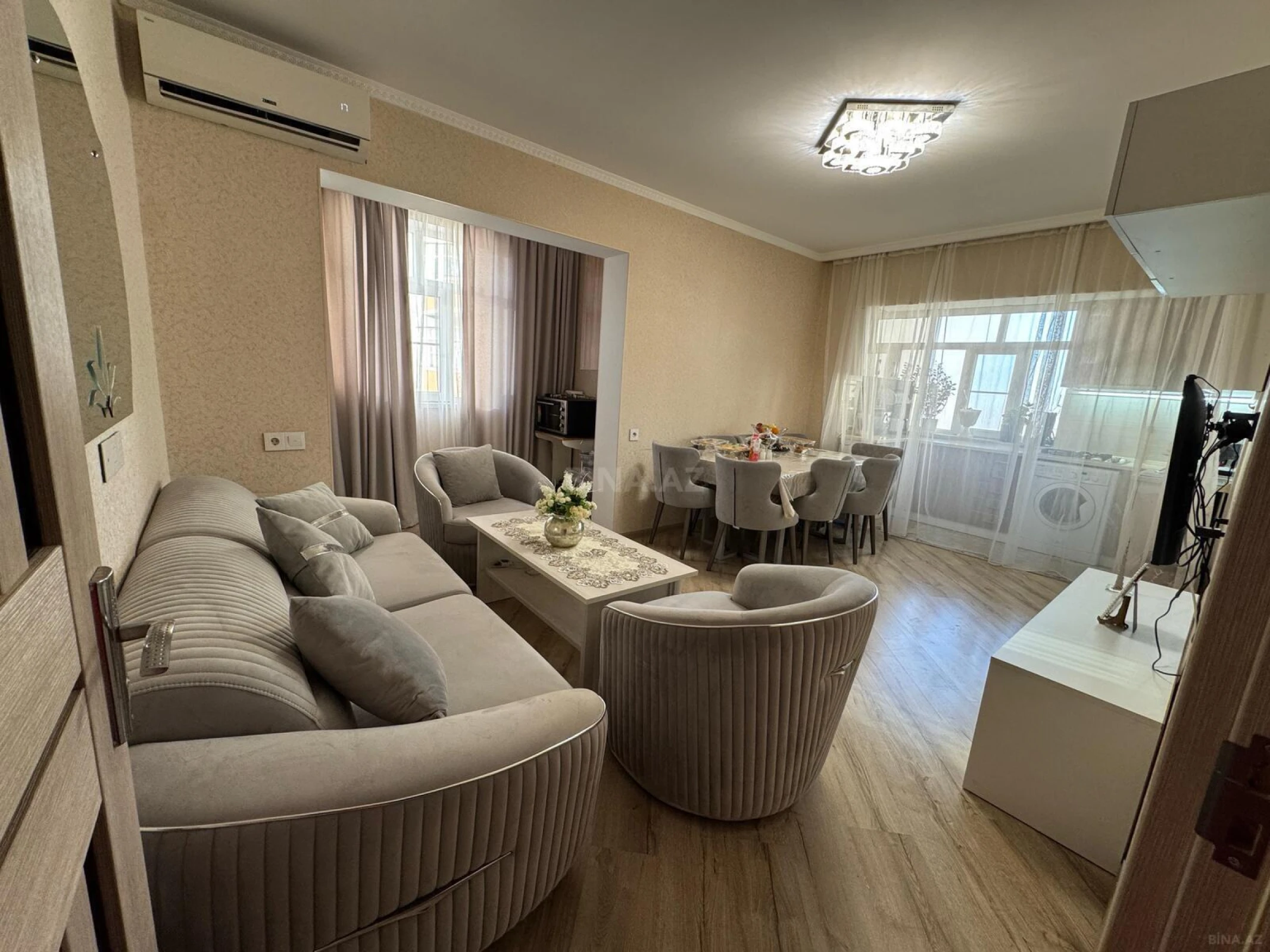 Kirayə verilir 2 otaqlı mənzil 50 m²