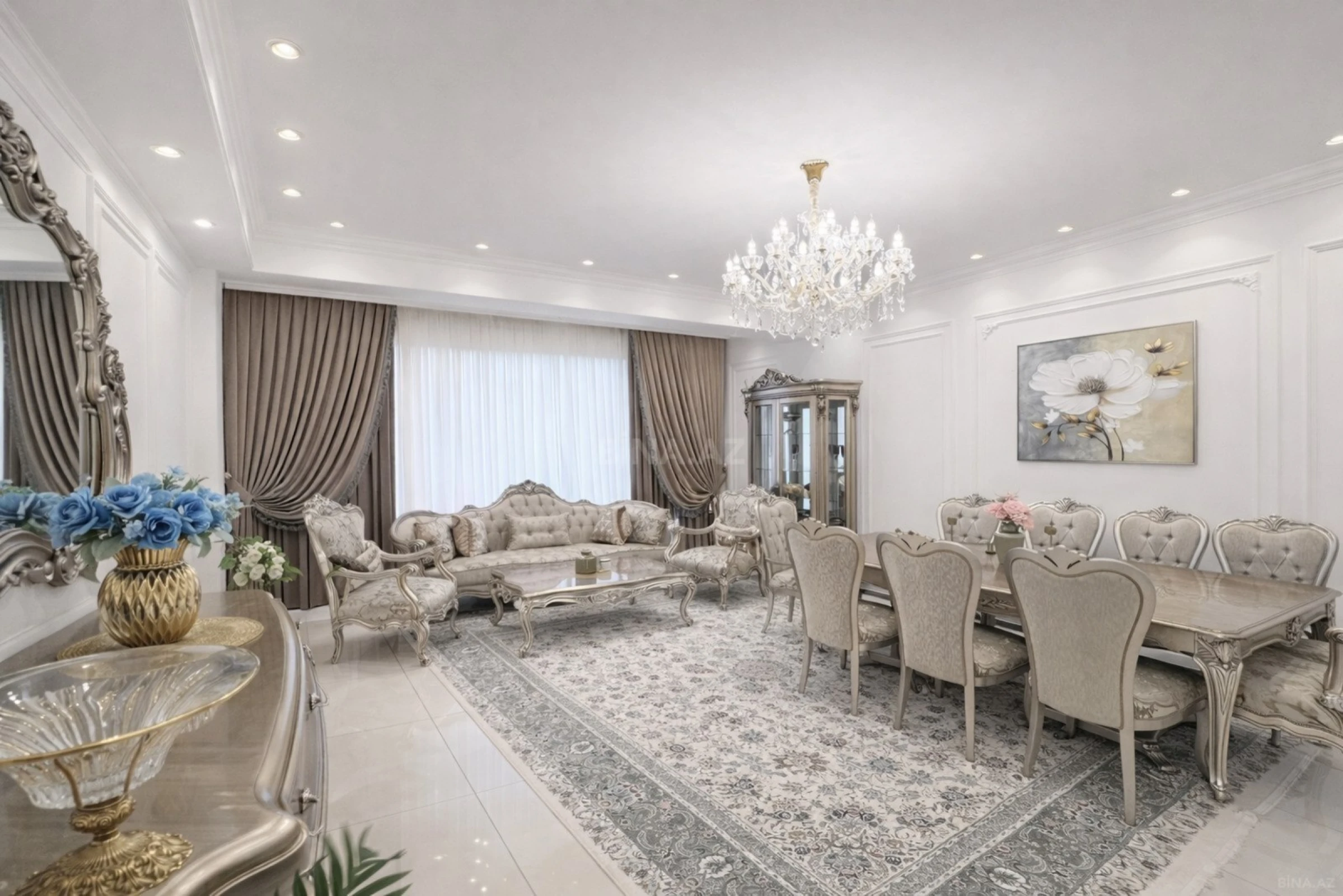 Satılır 3 otaqlı mənzil 146.4 m²