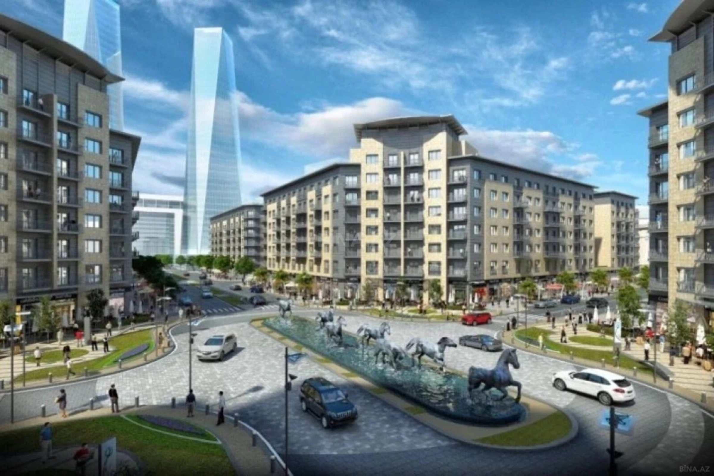 Kirayə verilir 3 otaqlı mənzil 120 m²