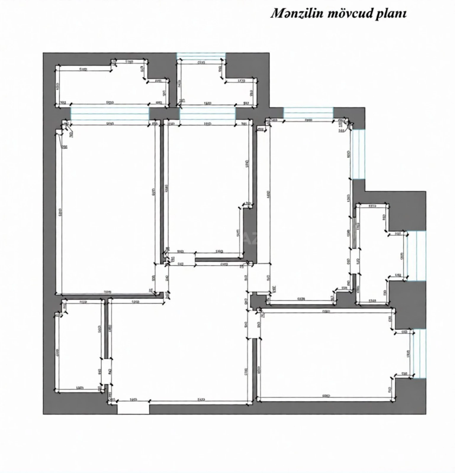 Satılır 3 otaqlı mənzil 110 m²