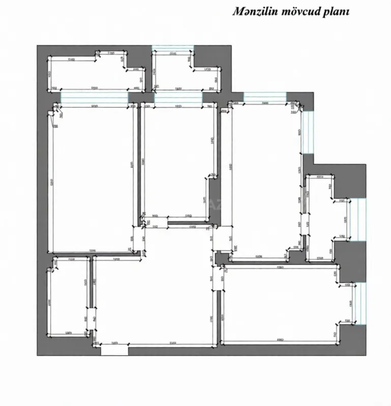 Satılır 3 otaqlı mənzil 110 m²