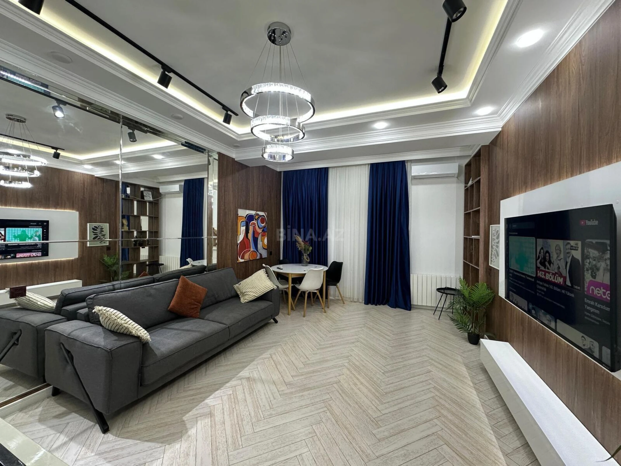 Kirayə verilir 3 otaqlı mənzil 99 m²