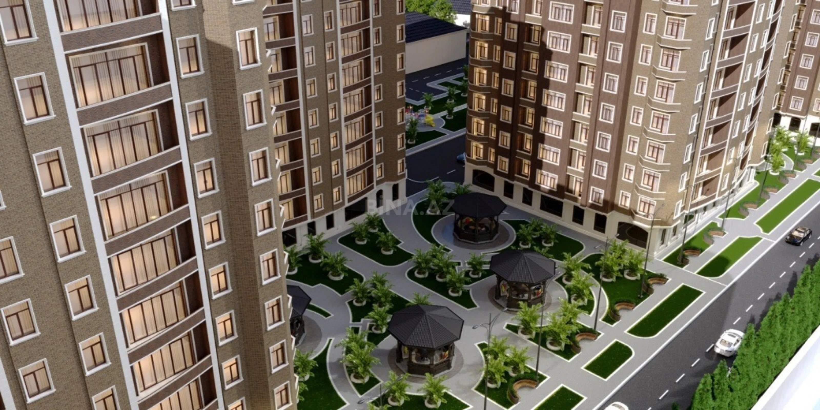 Satılır 2 otaqlı mənzil 114 m²