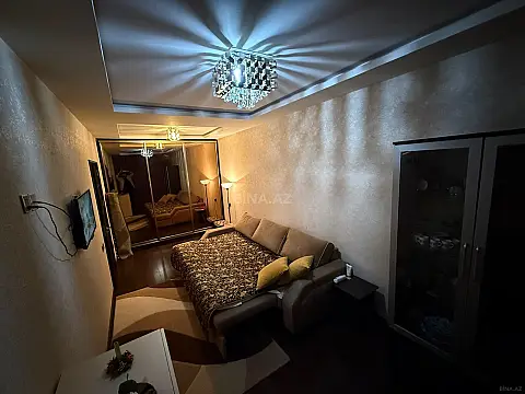 Kirayə verilir 1 otaqlı mənzil 50 m² — Bakı, İnşaatçılar 1 otaq 50.00 m²