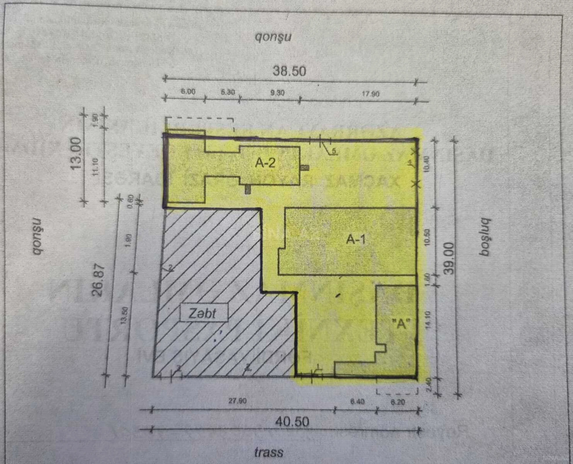 Satılır torpaq sahəsi 10 m²