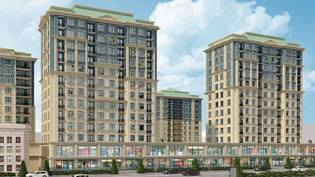 Satılır 1 otaqlı mənzil 44.3 m² — Bakı, İnşaatçılar 1 otaq 44.30 m²