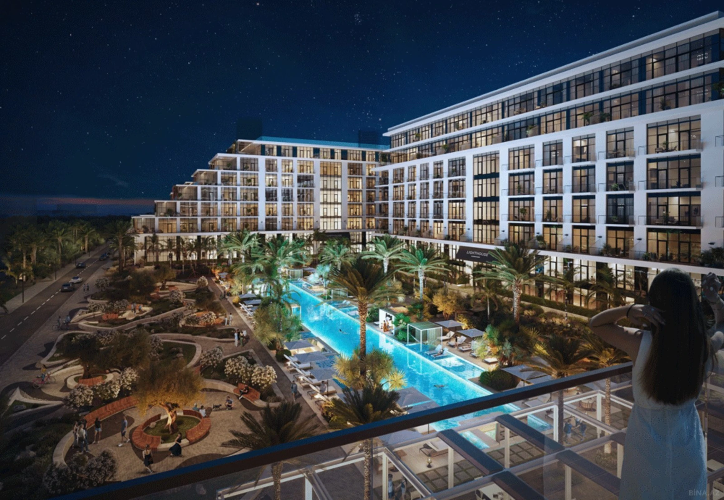 Satılır 1 otaqlı mənzil 46 m²