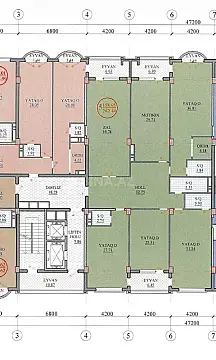 Satılır 5 otaqlı mənzil 281 m²