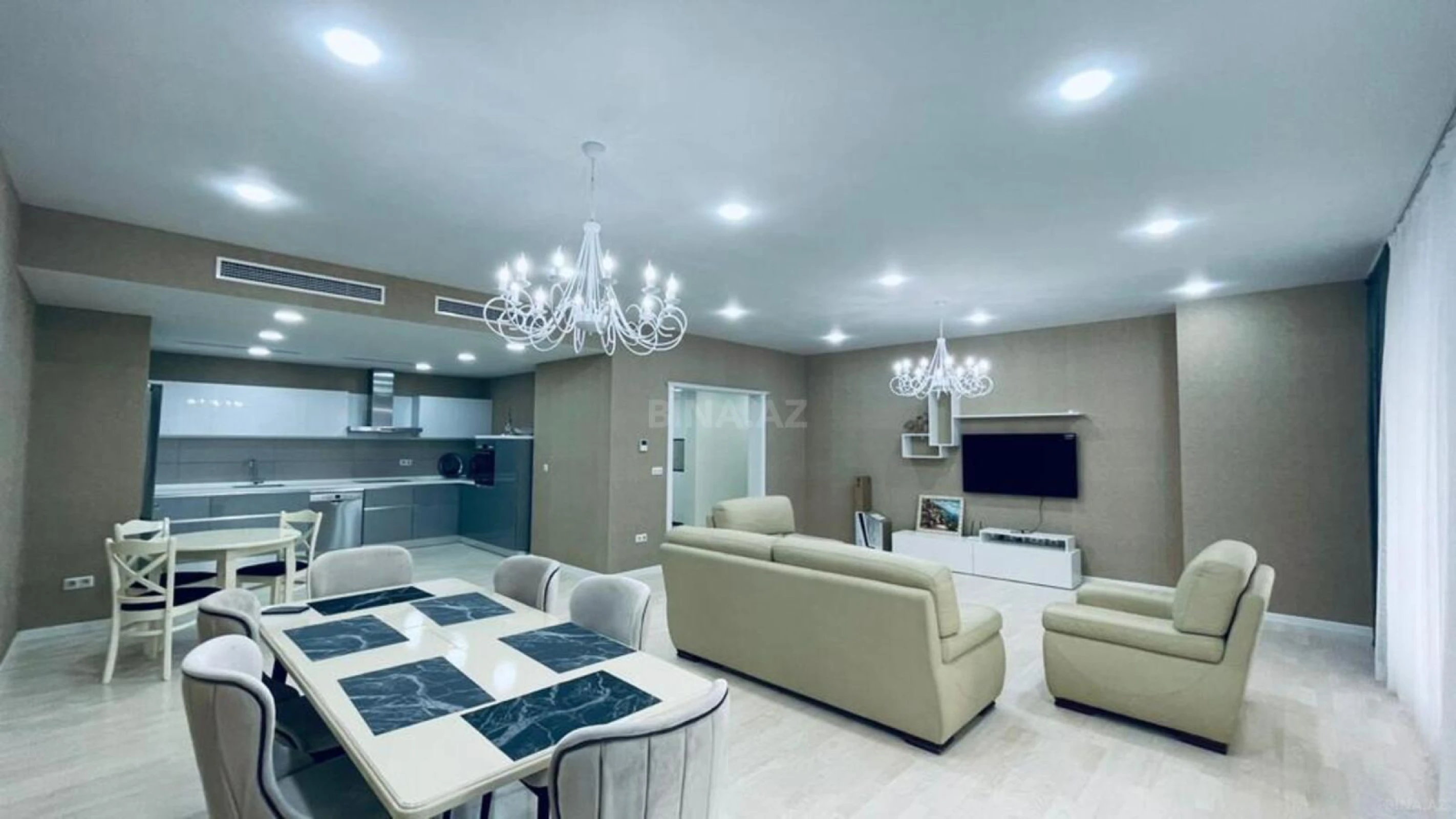 Kirayə verilir 3 otaqlı mənzil 180 m²
