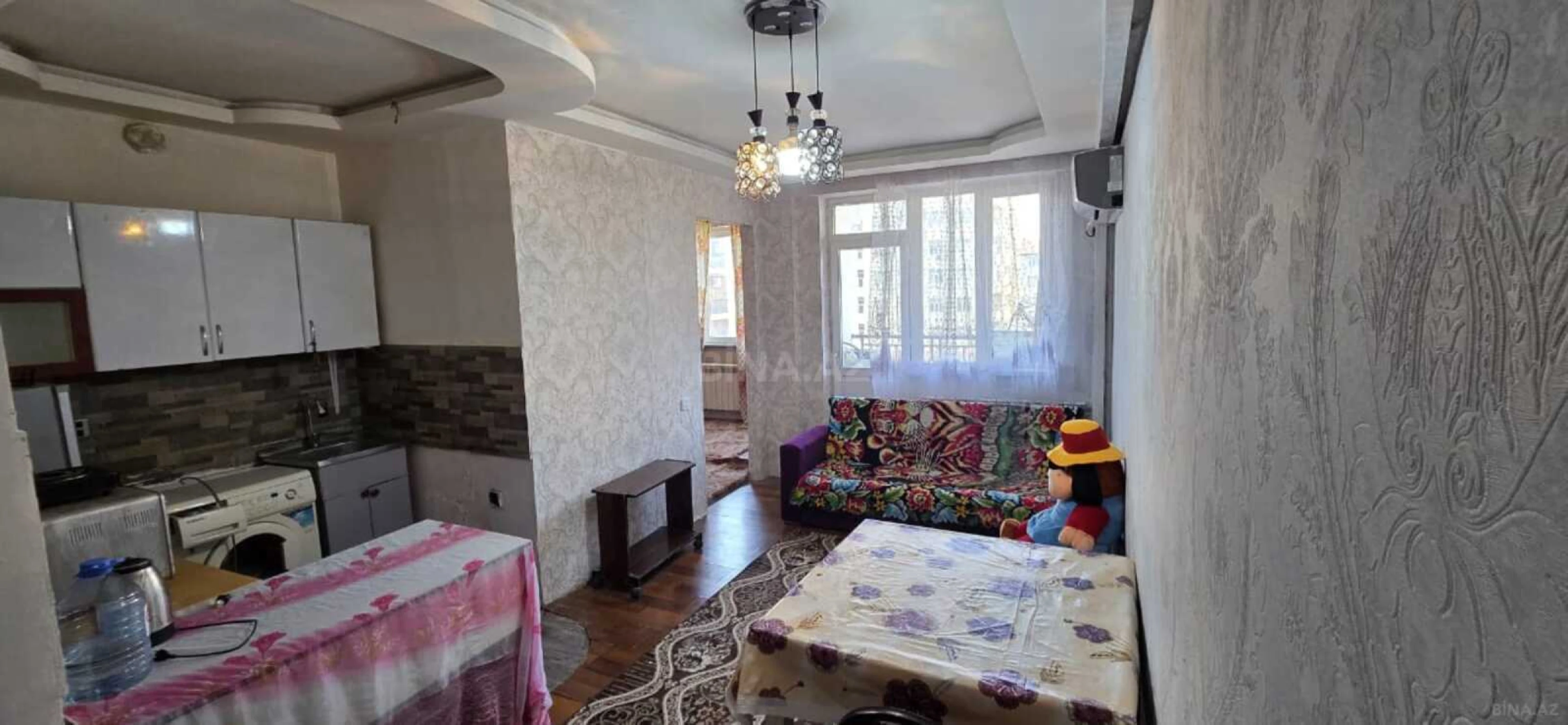 Satılır 2 otaqlı mənzil 43 m²