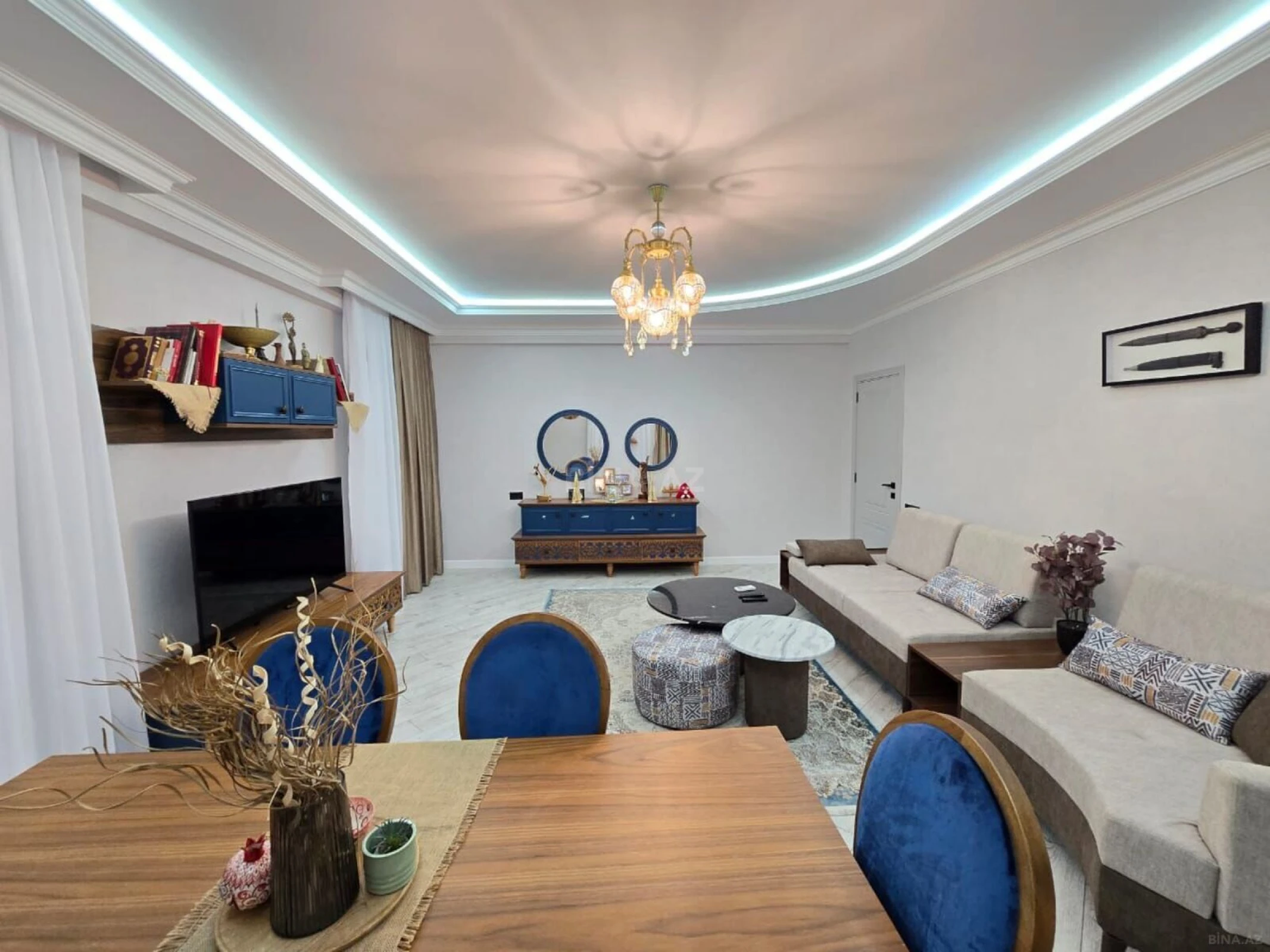 Satılır 3 otaqlı mənzil 127 m²
