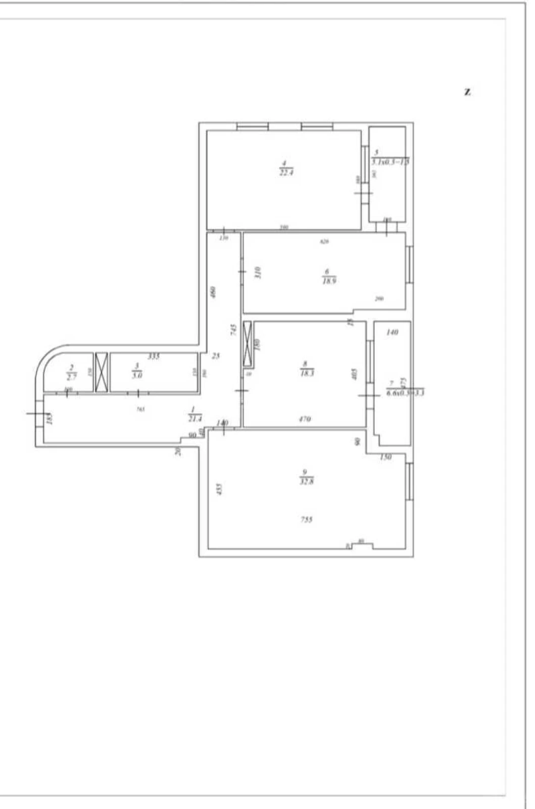 Satılır 3 otaqlı mənzil 148.8 m²