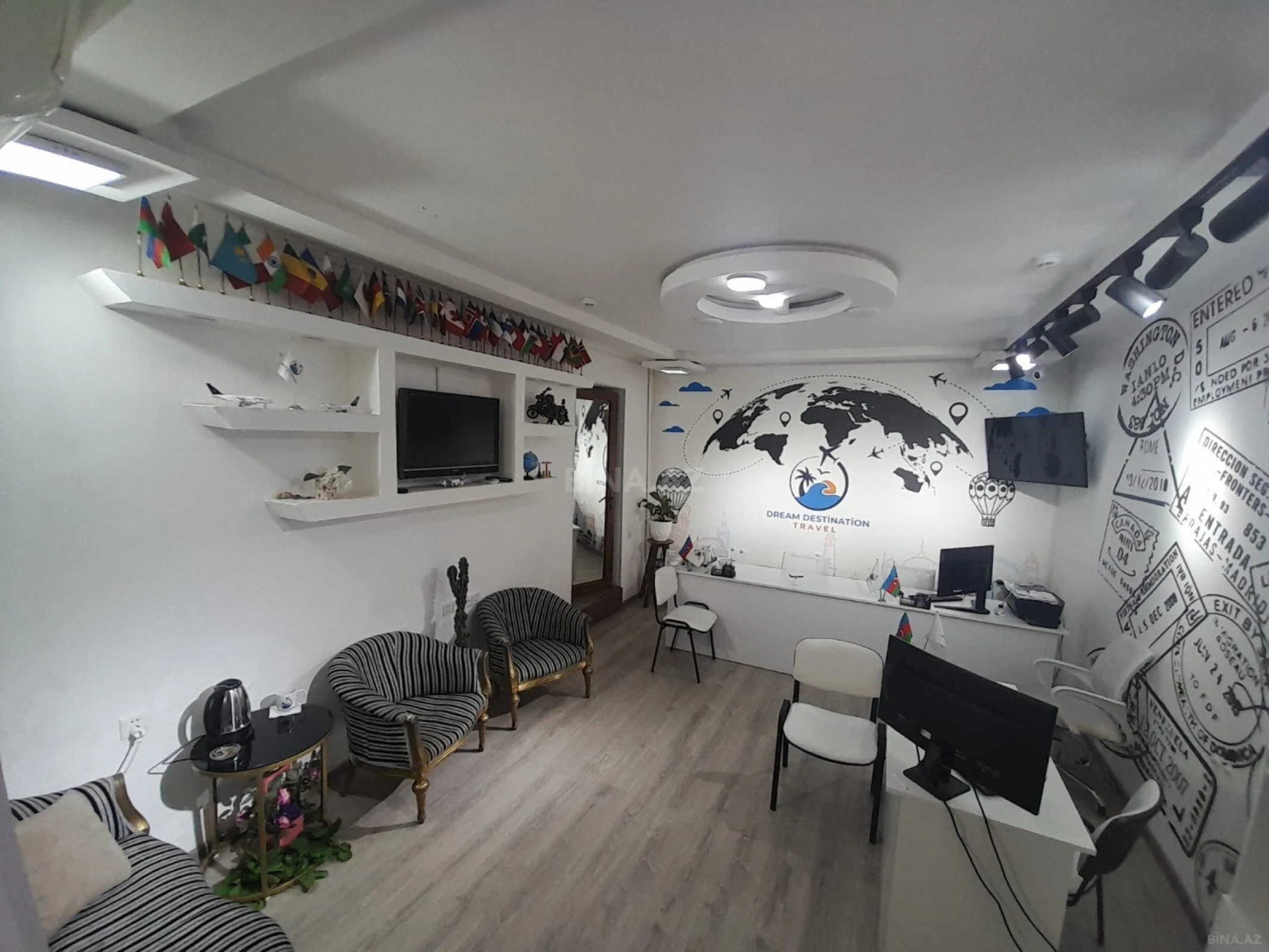 Kirayə verilir 1 otaqlı ofis 27 m²