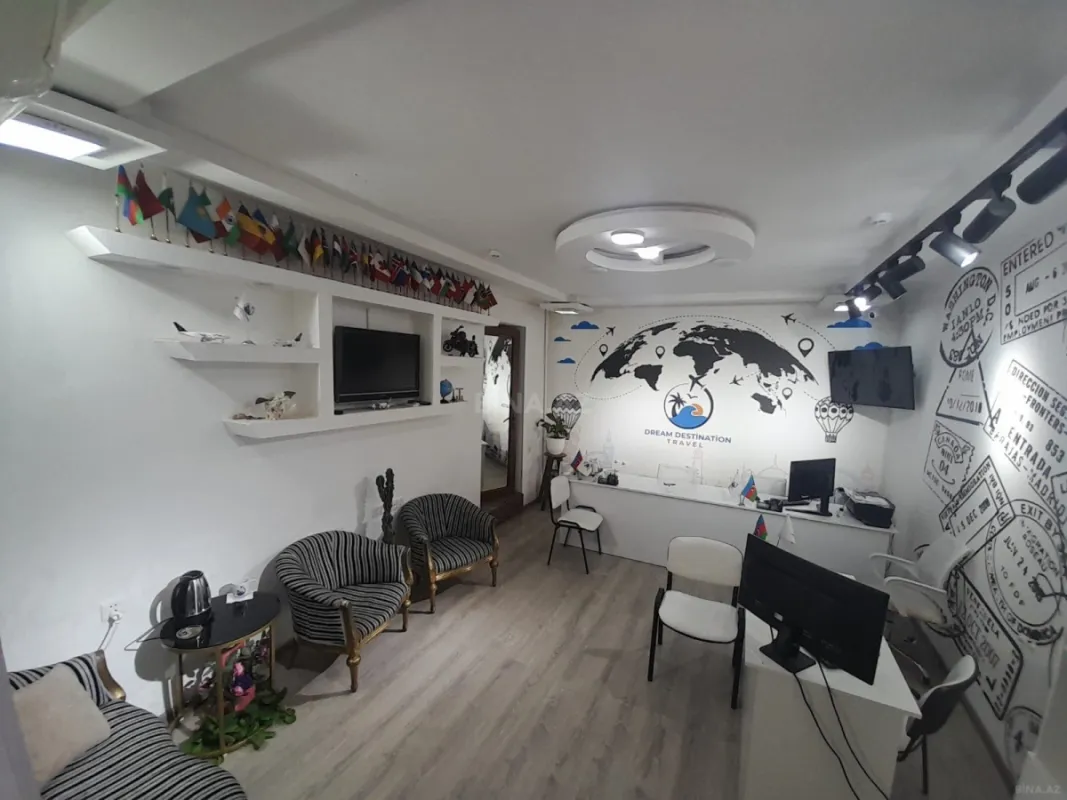 Kirayə verilir 1 otaqlı ofis 27 m²