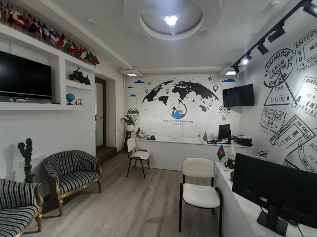 Kirayə verilir 1 otaqlı ofis 27 m²