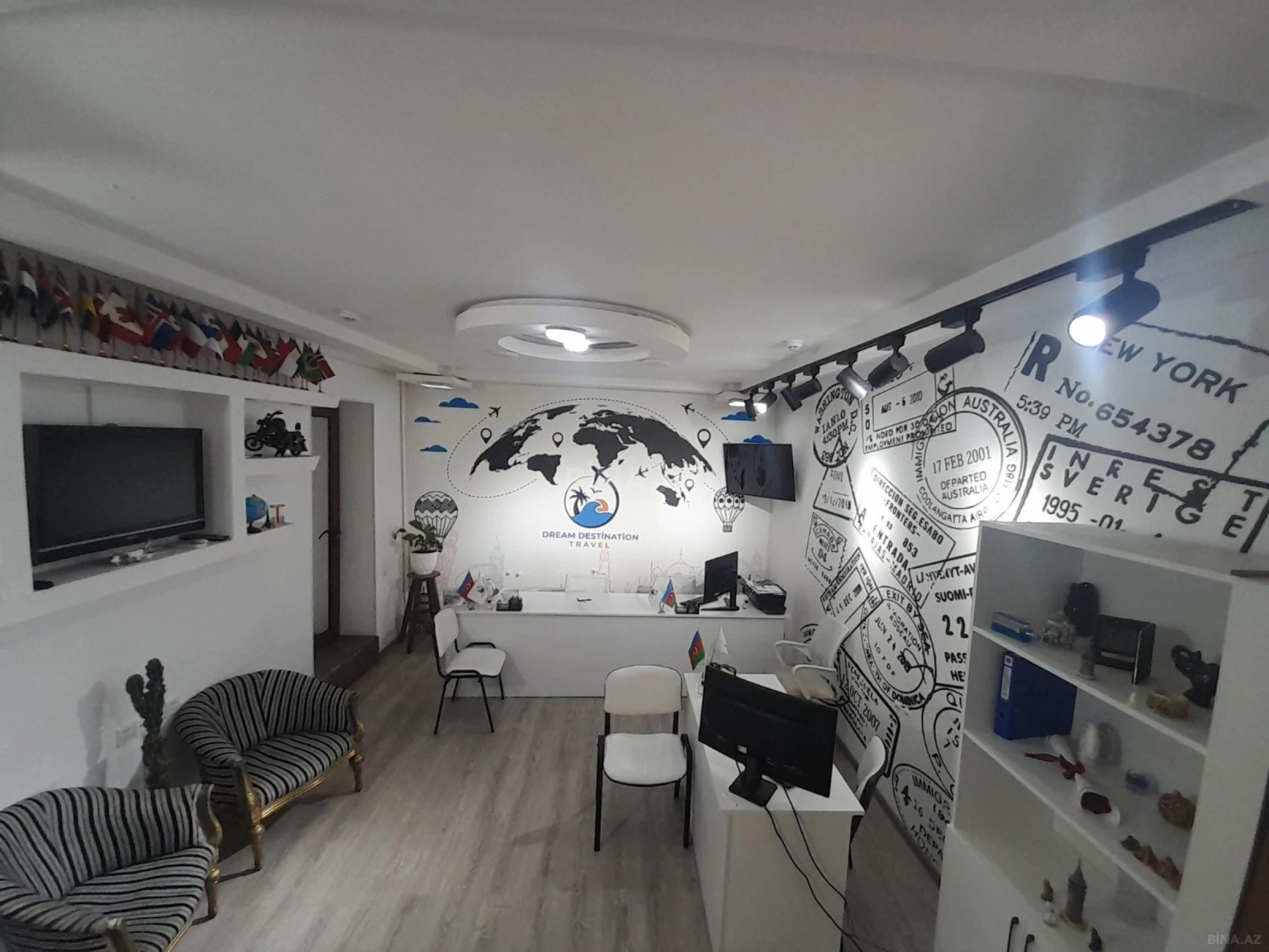 Kirayə verilir 1 otaqlı ofis 27 m²