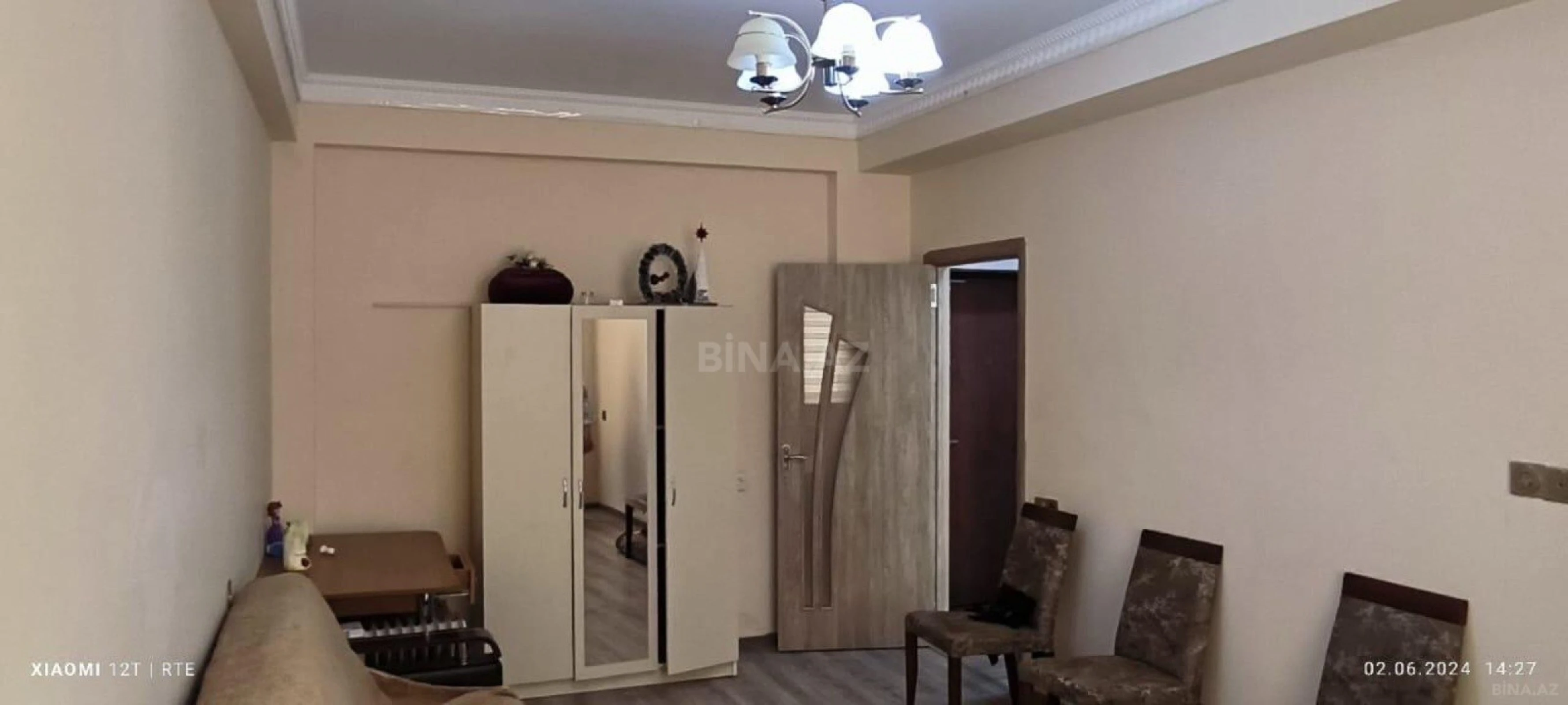 Kirayə verilir 1 otaqlı mənzil 48 m²