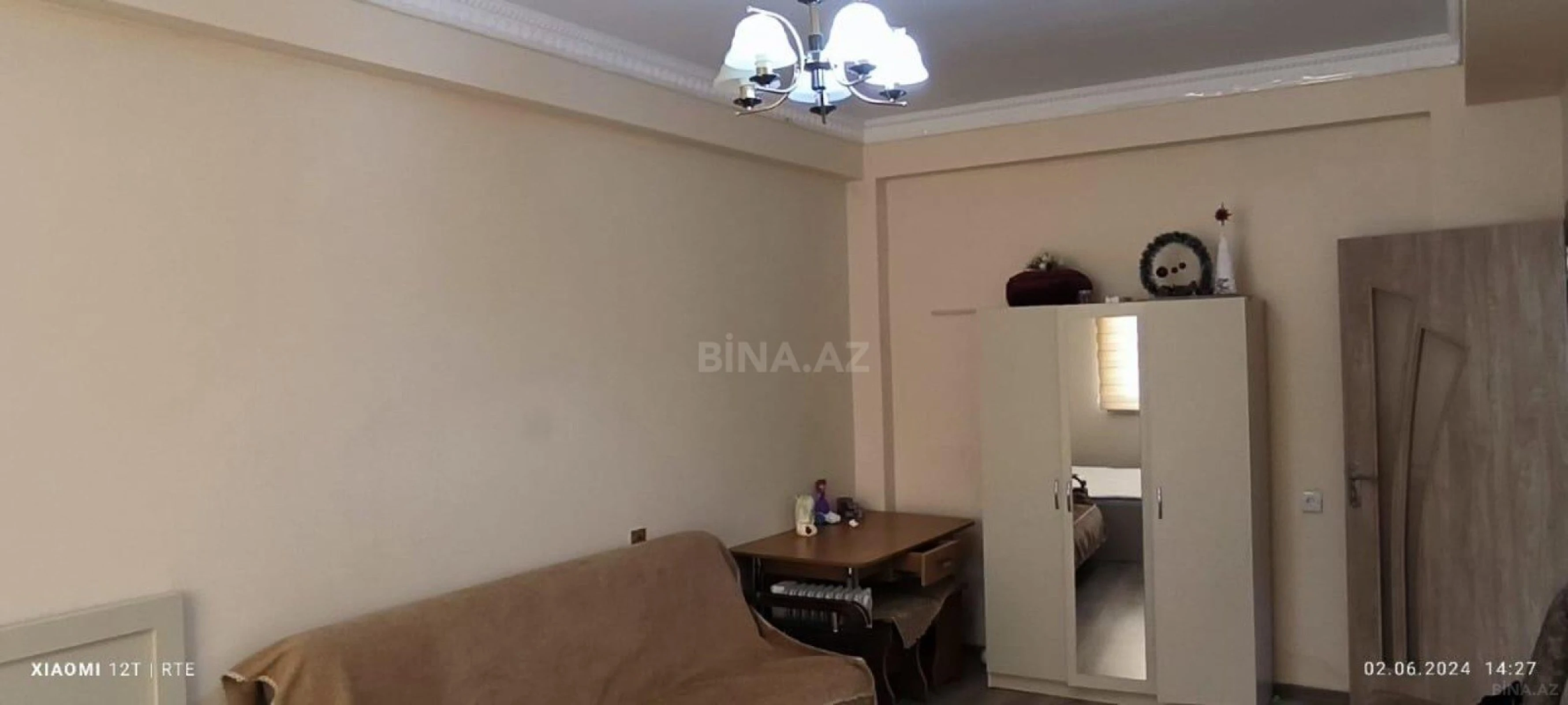 Kirayə verilir 1 otaqlı mənzil 48 m²