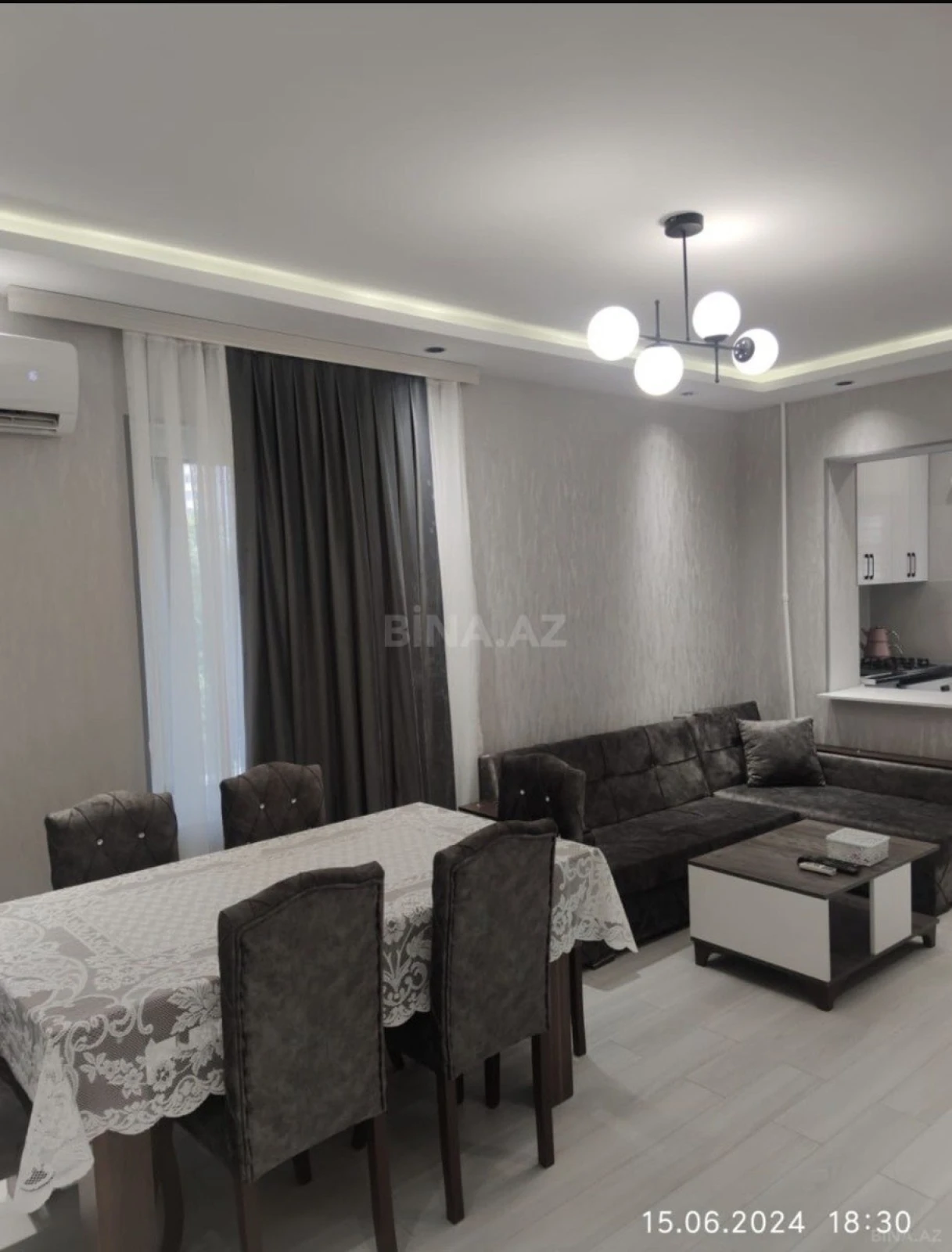 Kirayə verilir 2 otaqlı mənzil 75 m²
