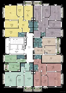 Satılır 4 otaqlı mənzil 143.6 m²