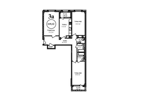 Satılır 3 otaqlı mənzil 120 m²