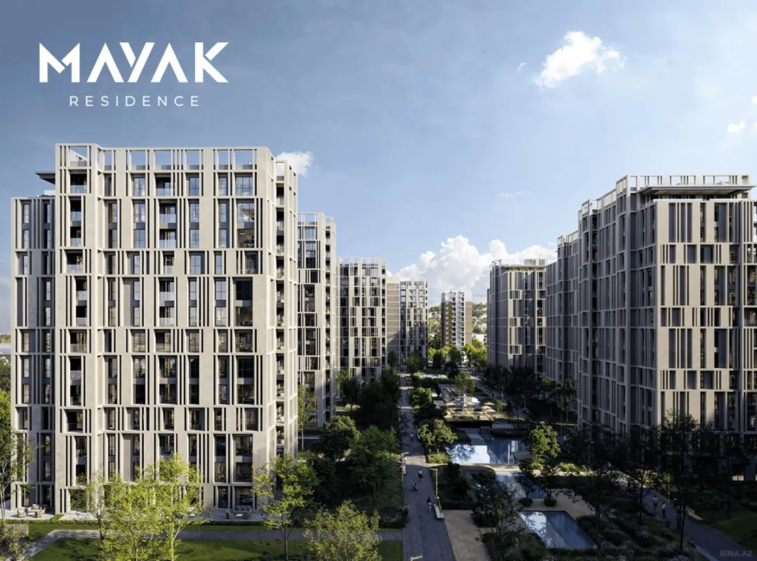 Satılır 2 otaqlı mənzil 53.9 m²