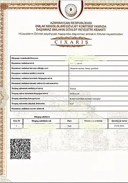 Satılır torpaq sahəsi 27 m²