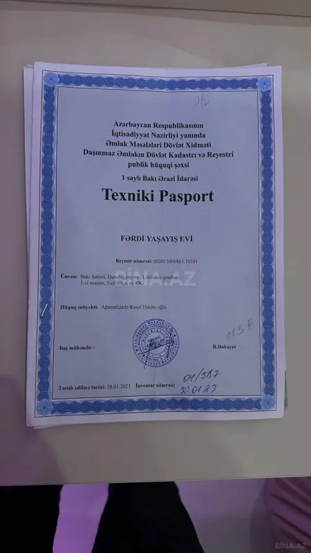 Satılır 3 otaqlı həyət evi 102 m²