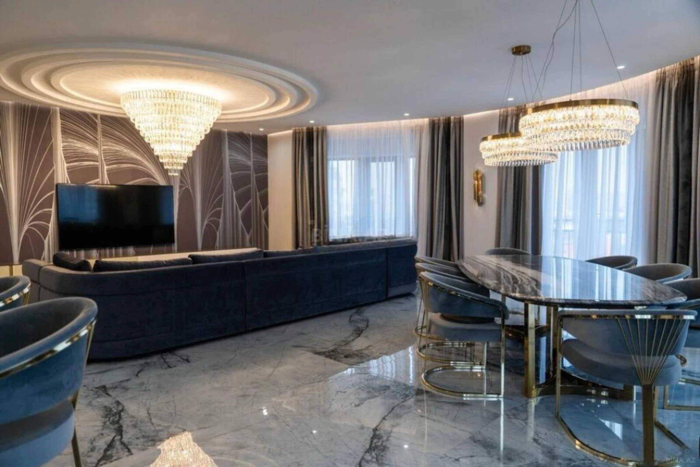 Satılır 5 otaqlı mənzil 213 m²